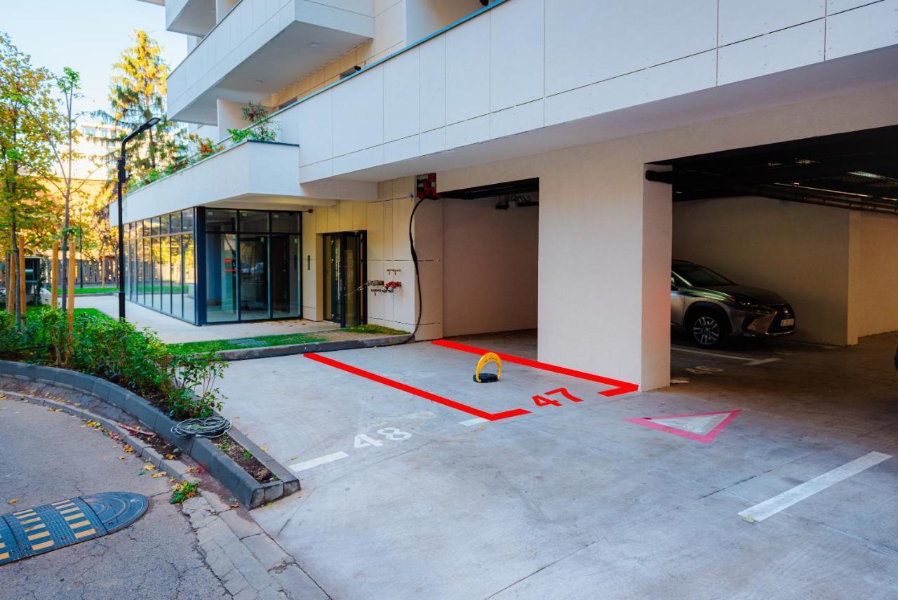 New Luxury City Center Studio Bukares Bagian luar foto